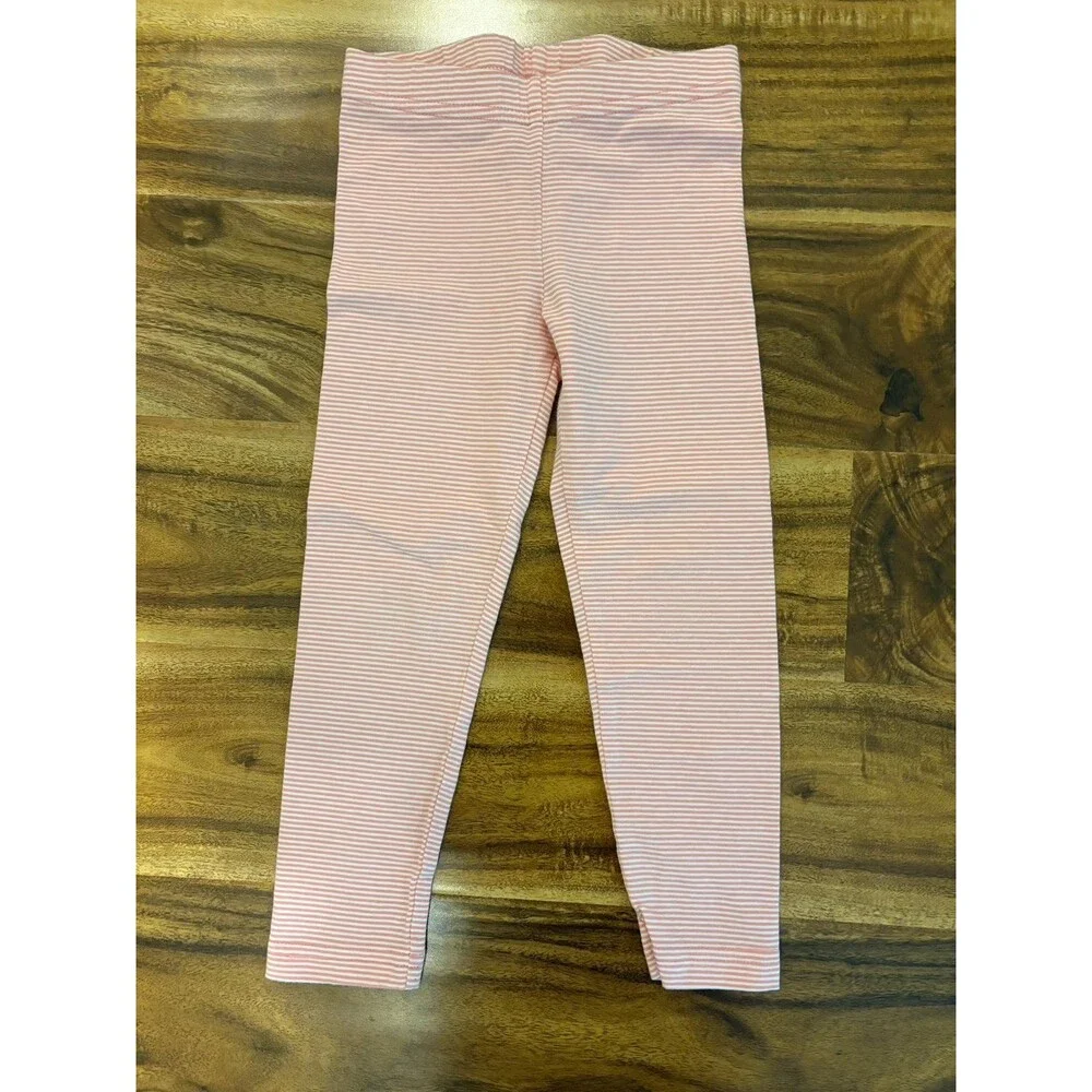 Leggings Bundle - Carter’s & OshKosh - Flowers and Stripes, Size 4T
